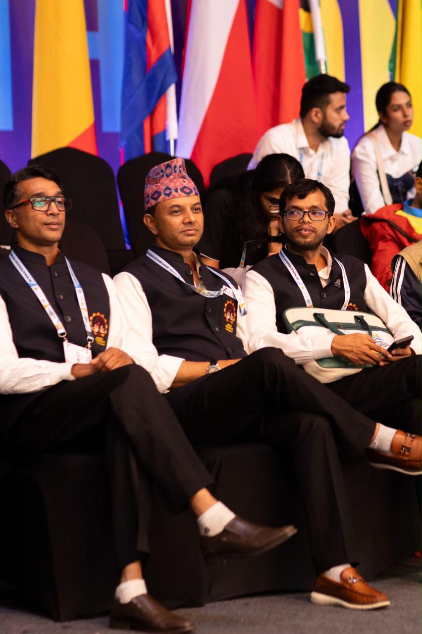Dr. Ananda Gaihre at an academic or hospital event